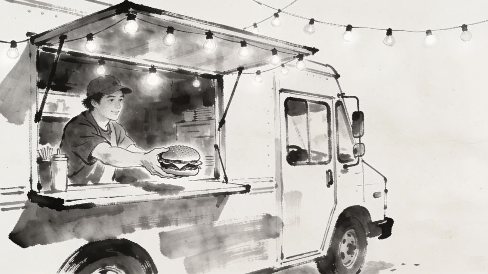 Food truck window