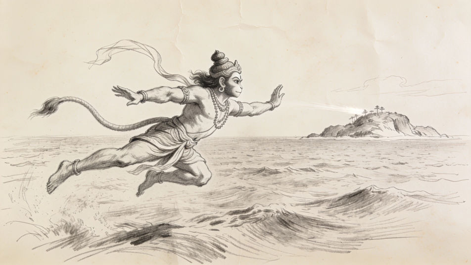 Leap across the sea