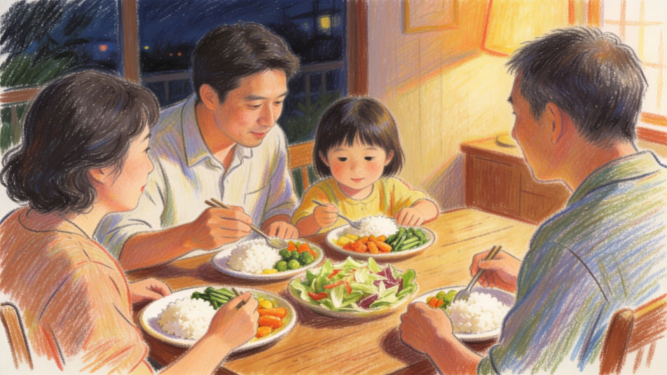 Healthy food drawing | Morphic