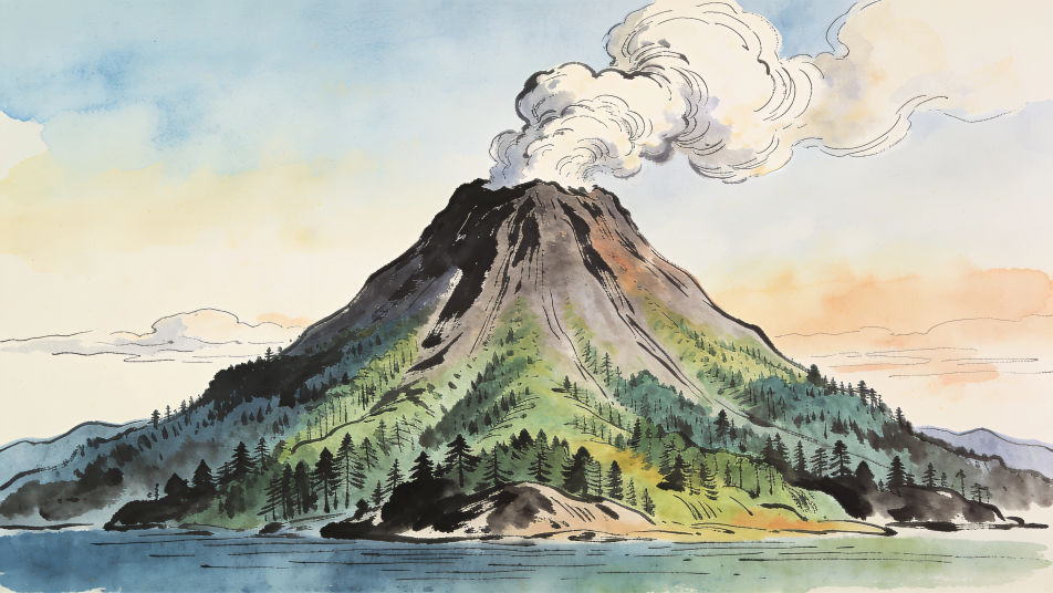 Volcano island