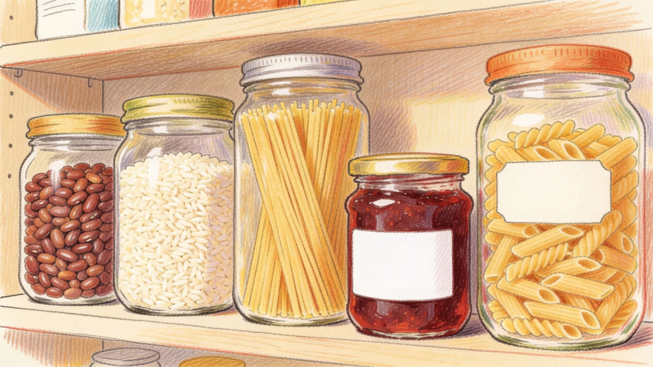 Pantry shelf
