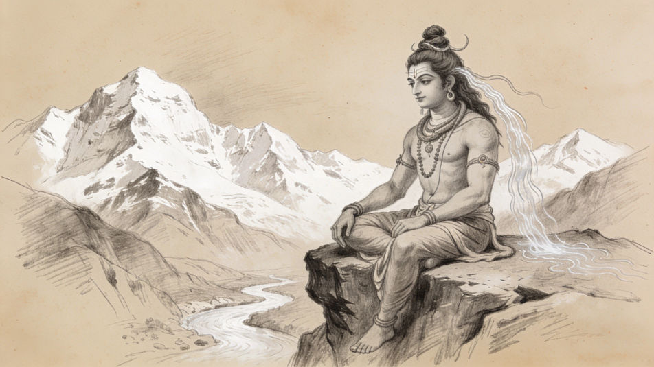 Meditation on Mount Kailash