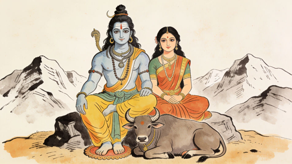 Shiva and Parvati