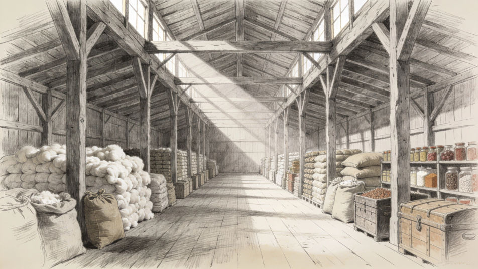 Warehouse full of imports