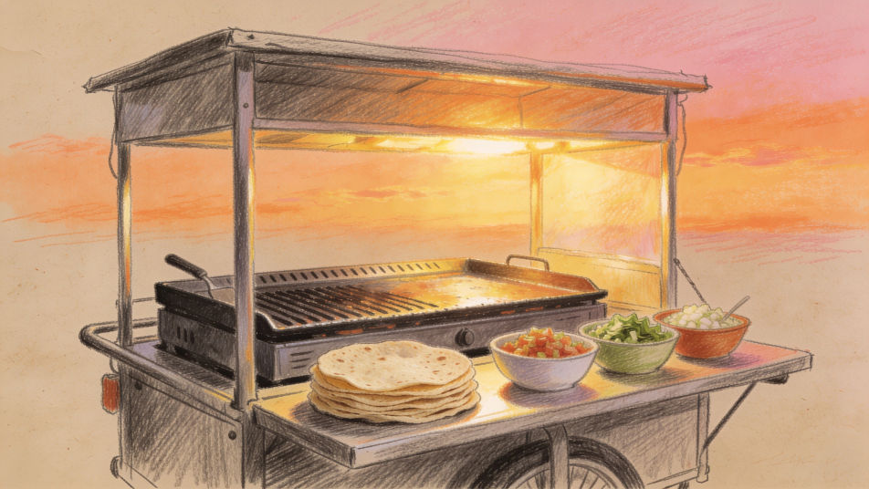Street food cart