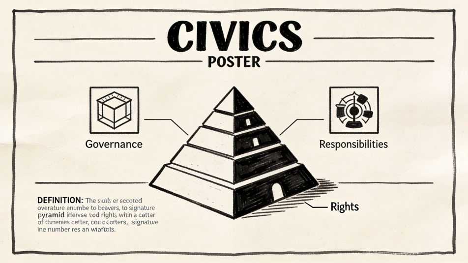 Civics poster layout