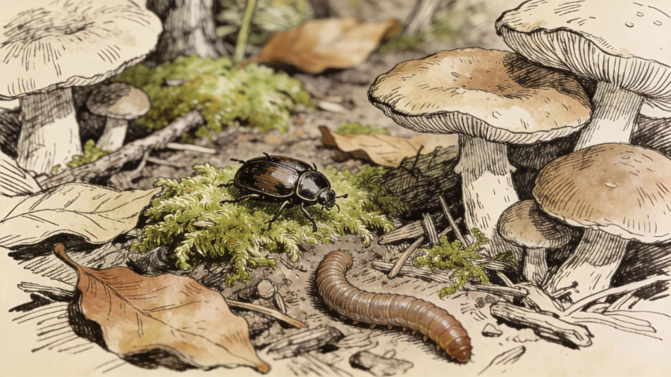 Forest floor organisms