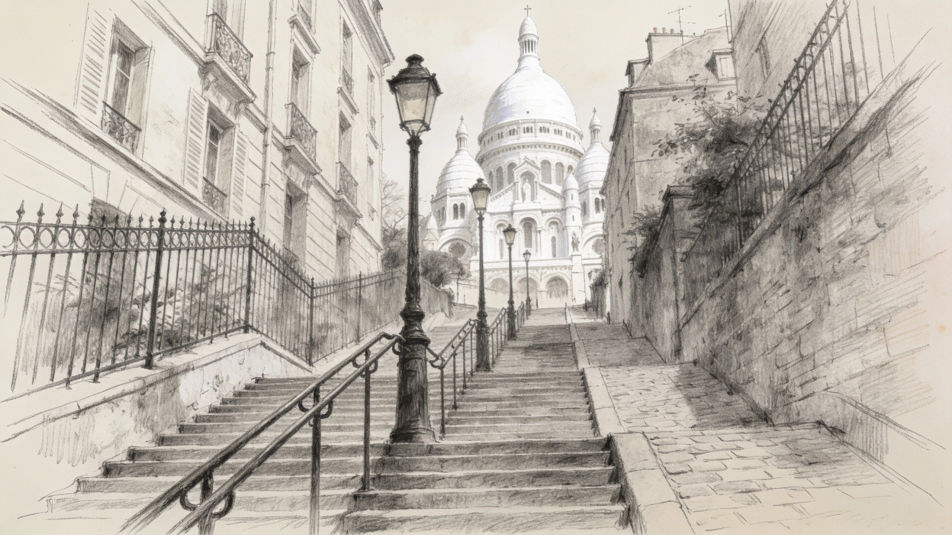 Montmartre stairs