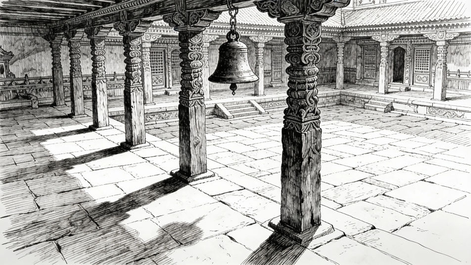 Temple courtyard