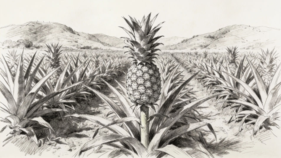 Pineapple field