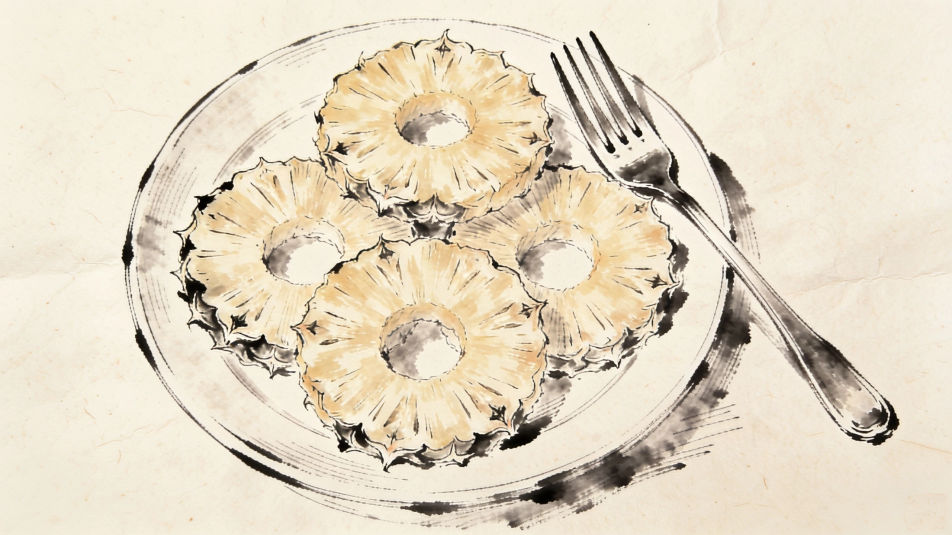 Rings on a plate
