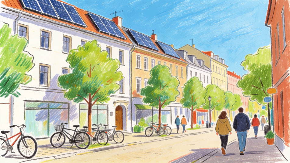 Green future street