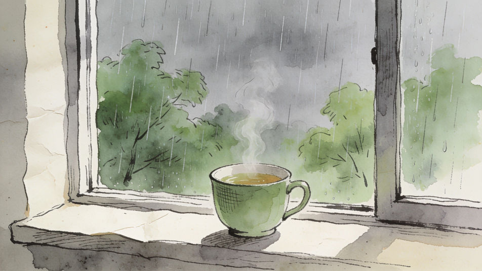 Tea by the window