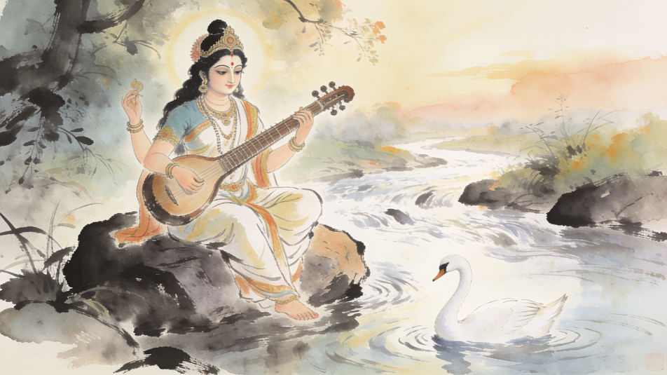 Goddess by the river