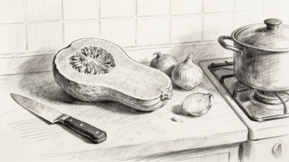 Kitchen soup prep