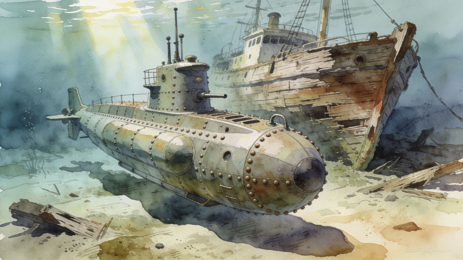 Sunken ship