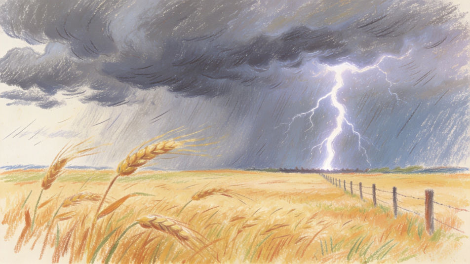Storm over the prairie