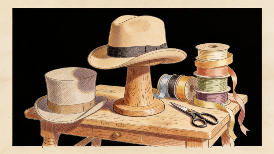Hat maker workbench