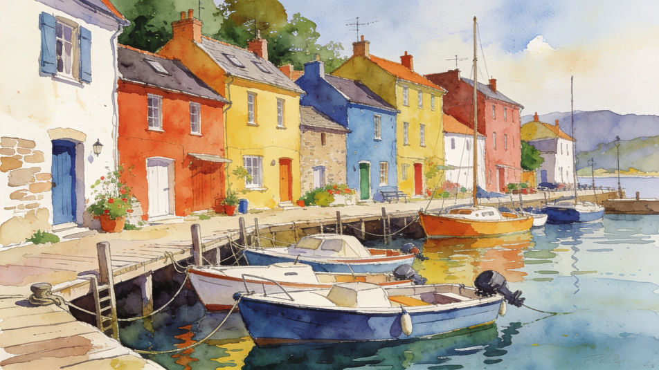 Harbor town