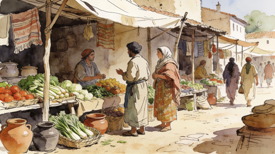 Village market day