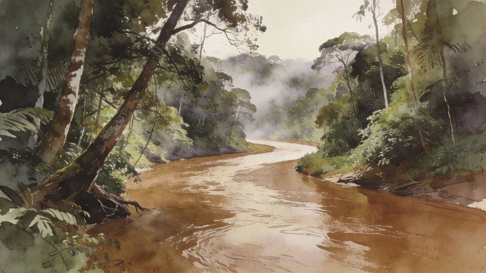 River through the forest