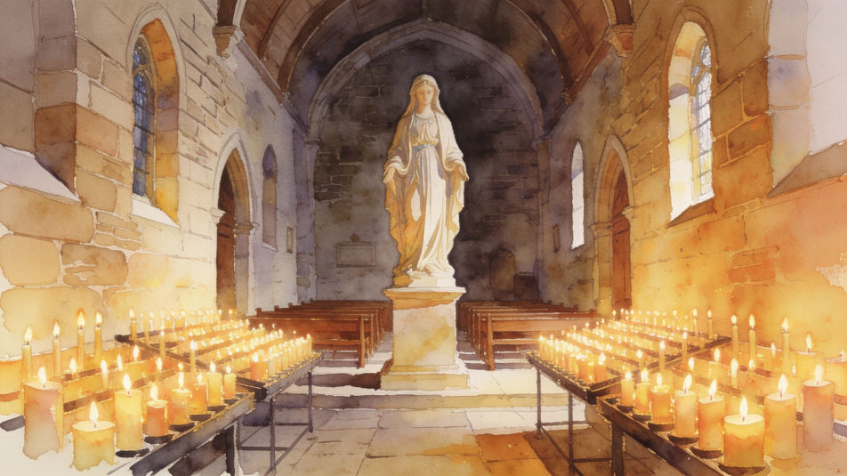 Candles in the church