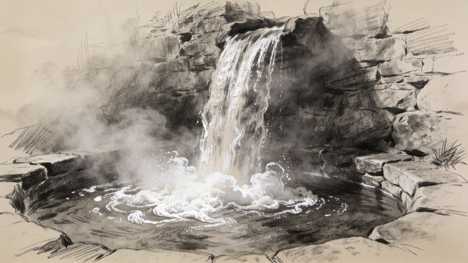 Waterfall pool