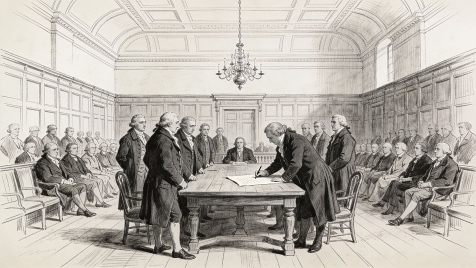 The signing room