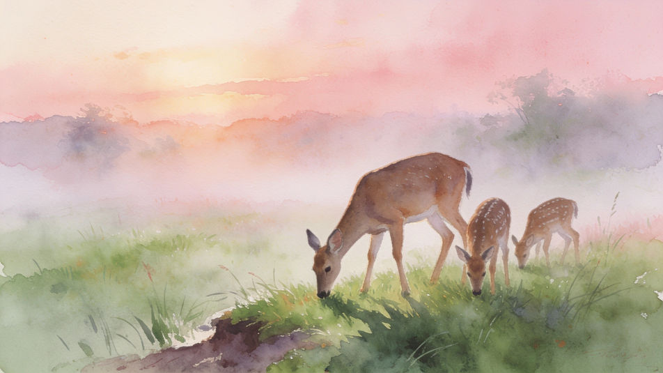 Meadow at dawn