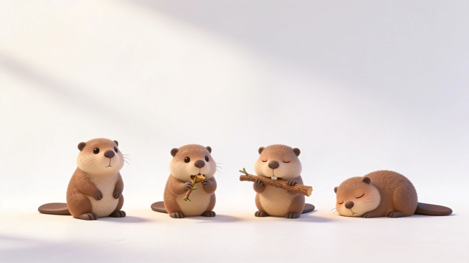 Beaver pose row