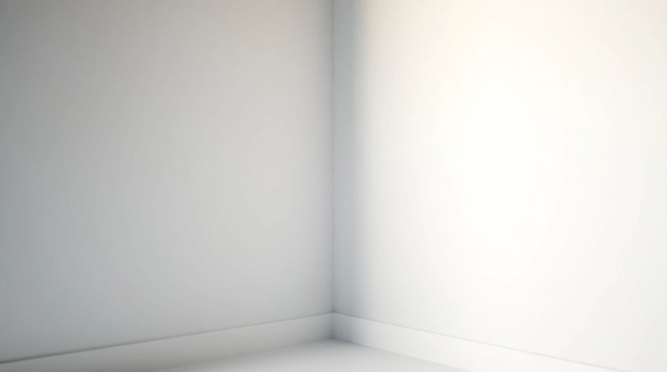 Empty room corner