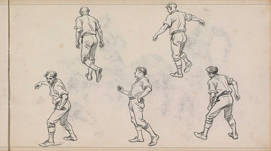 Gesture sheet of quick poses