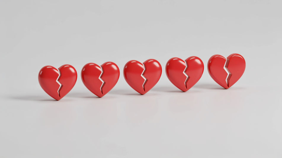 Heartbreak reaction row