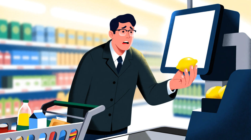 Self-checkout standoff