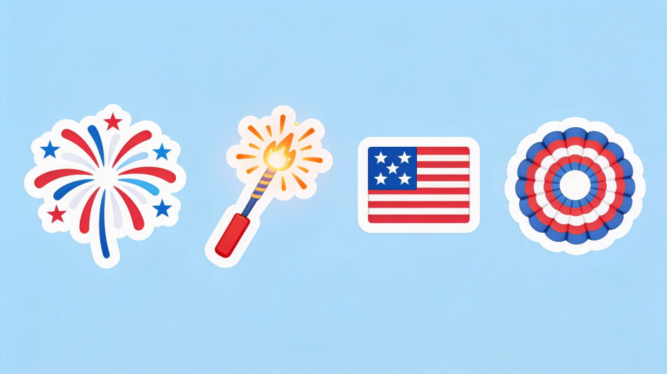 Holiday sticker sheet
