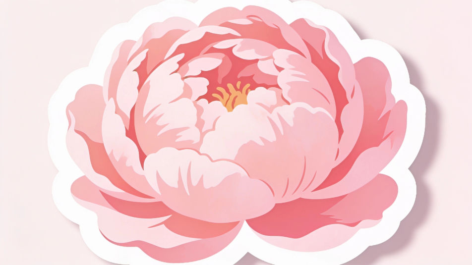 Hero flower sticker