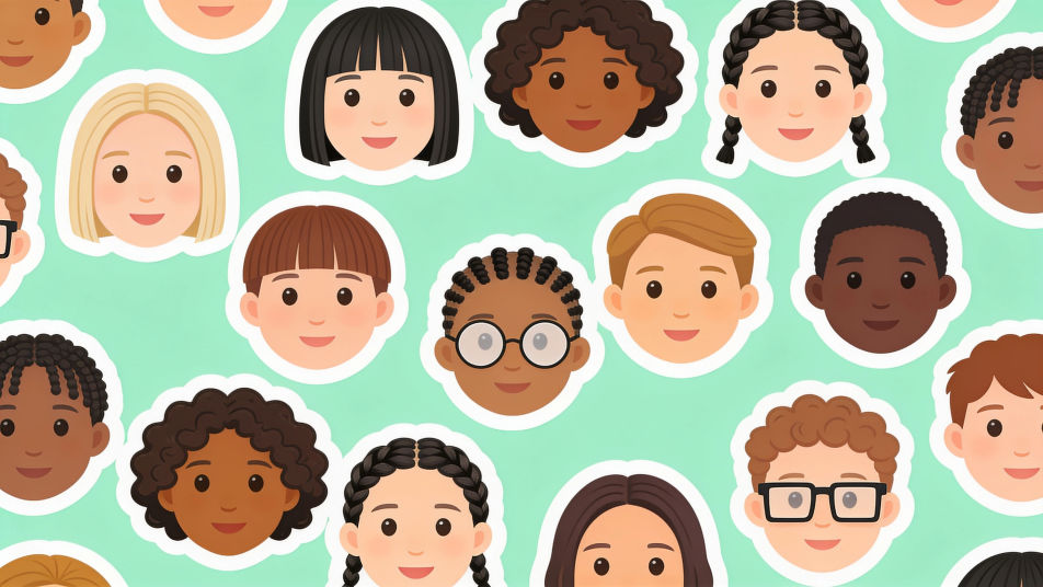 Emoji face sticker pack