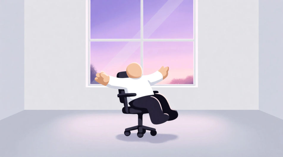 Office chair spin