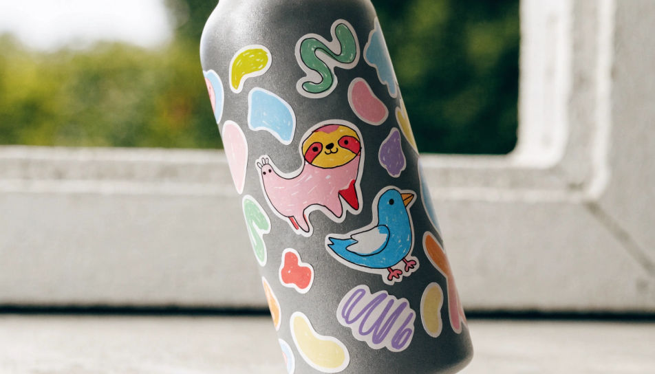 Water bottle scatter