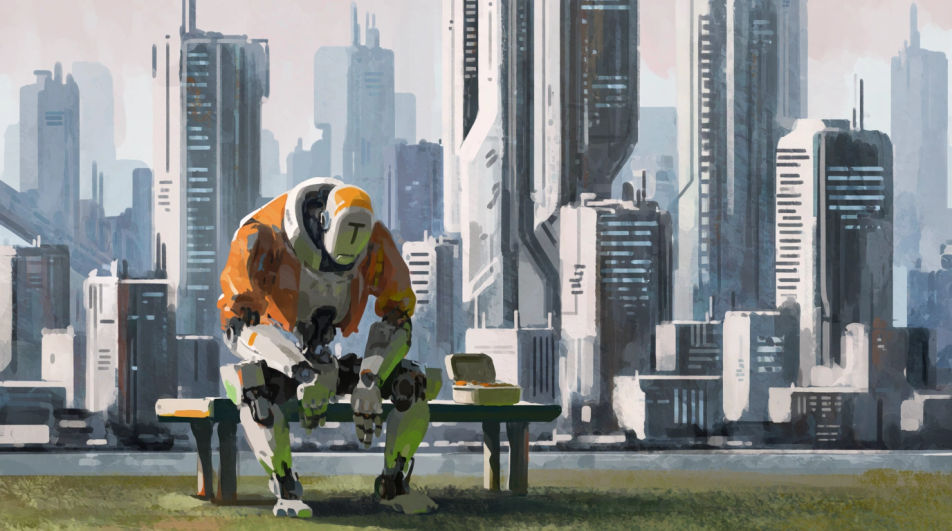 Robot lunch break