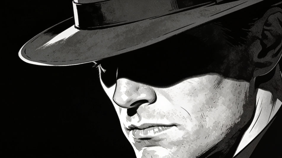 Hat brim shadow