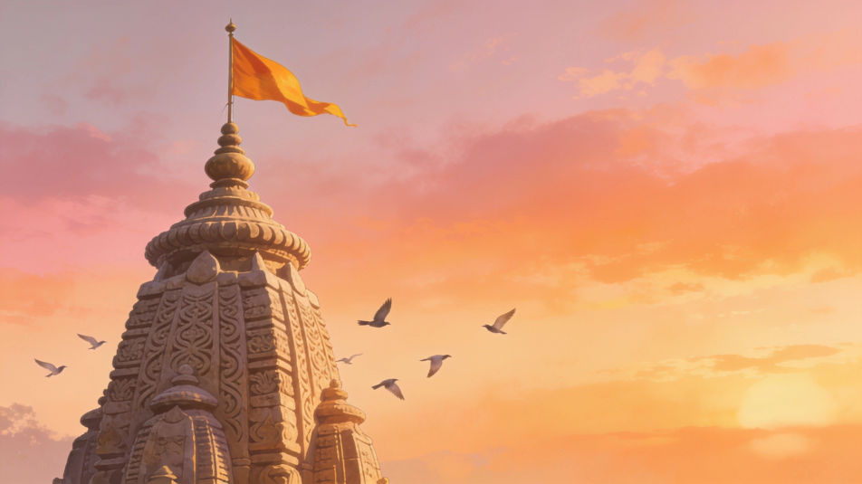 Temple at sunrise