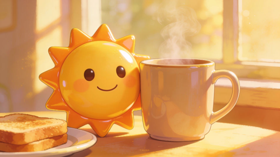 Breakfast table close-up