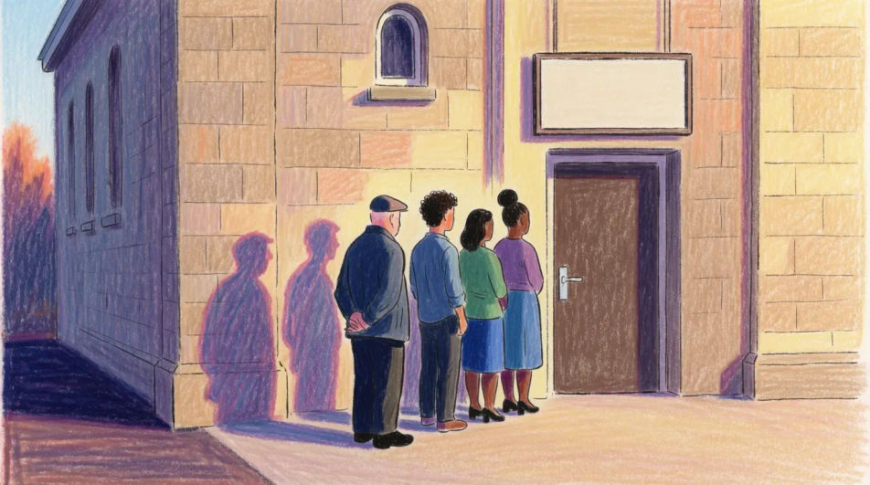 Polling day queue