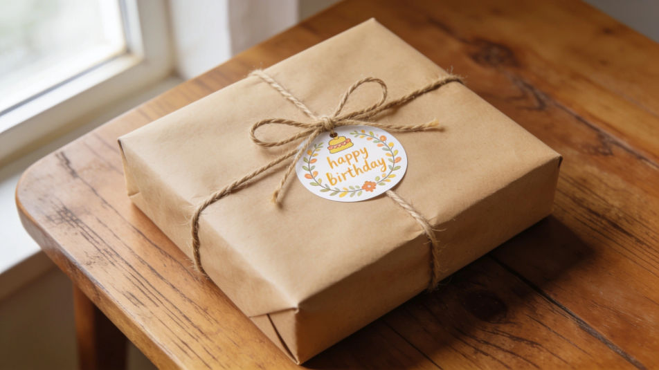 Gift wrap tag