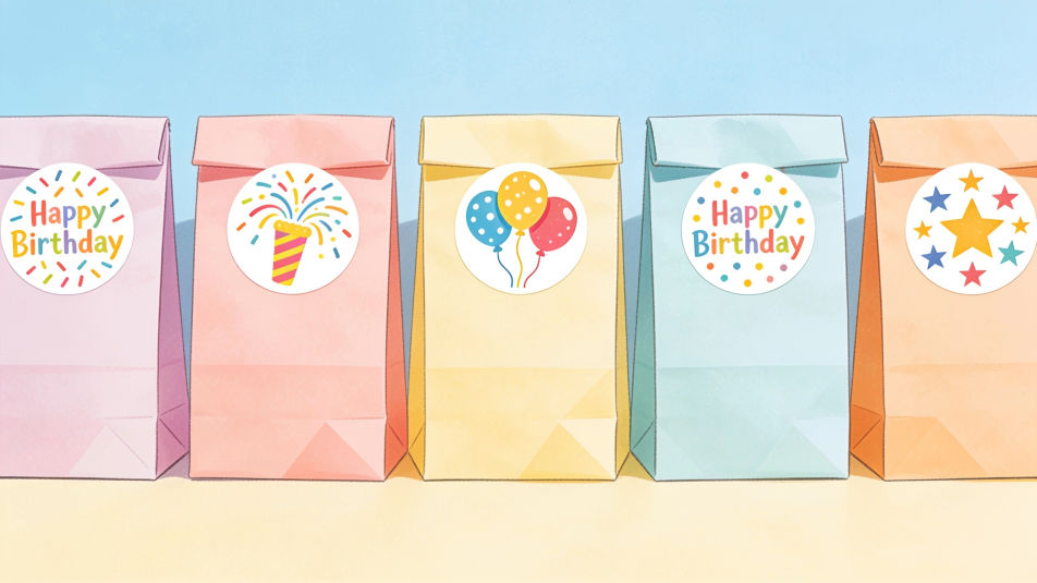 Favor bag row