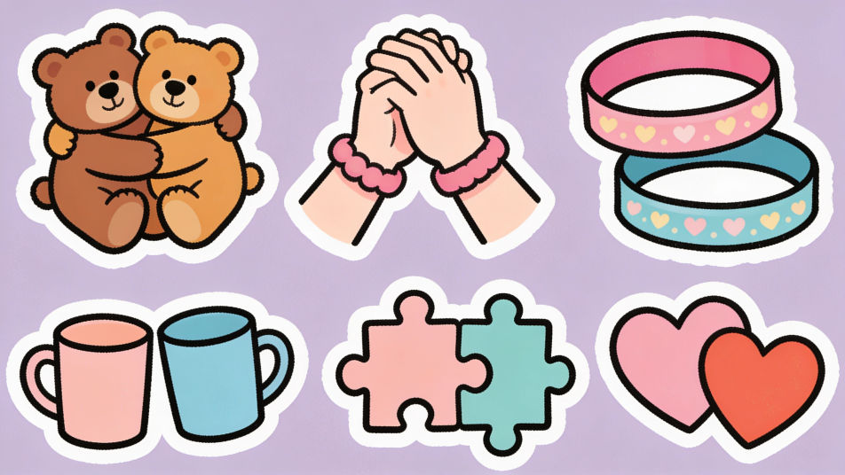 Chat sticker row