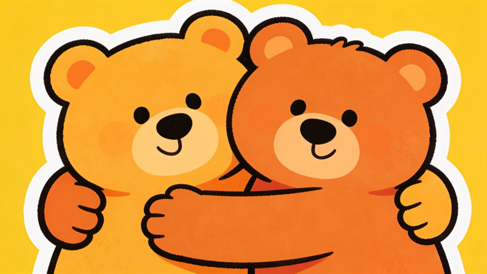 Hero friendship sticker