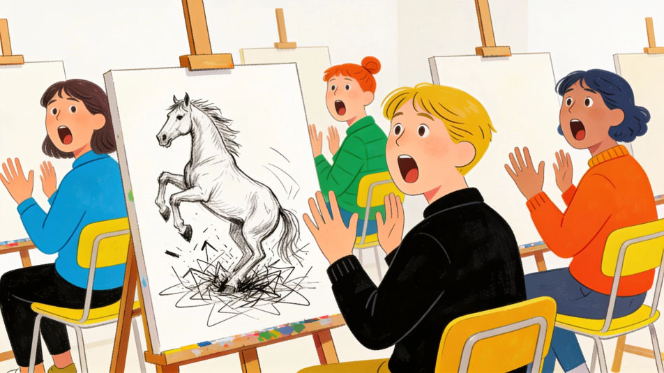 Art class reveal