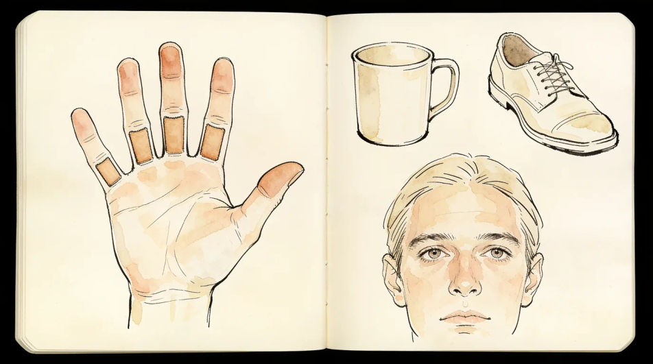 Sketchbook spread